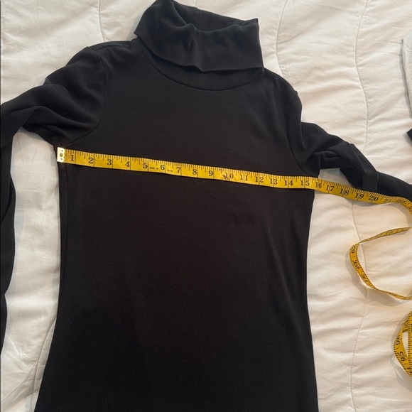 Ralph Lauren Black label beautiful black turtleneck dress - Picture 6 of 10